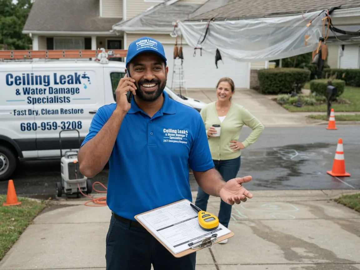Ceiling Leak Cleanup Lower Lake, CA FAQs